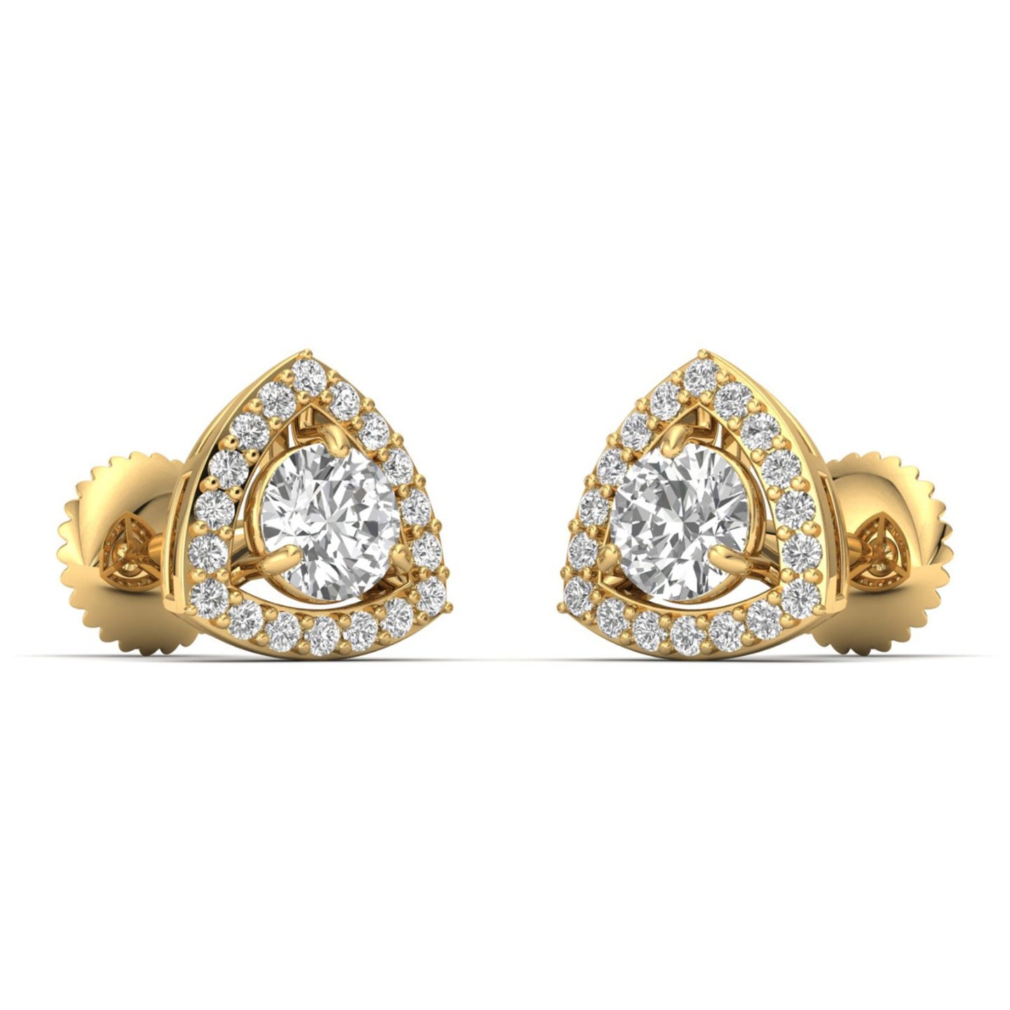 Trillon Halo Earrings