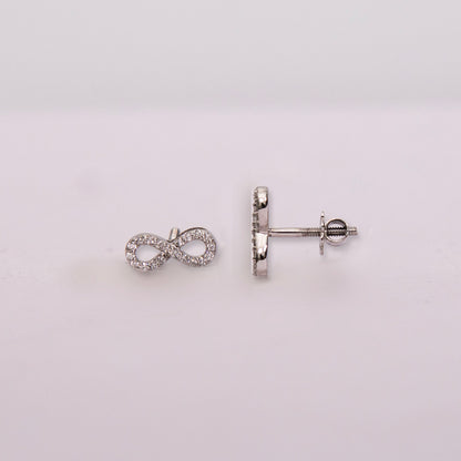 Levinika - Infinity Lab Grown Diamond Earrings