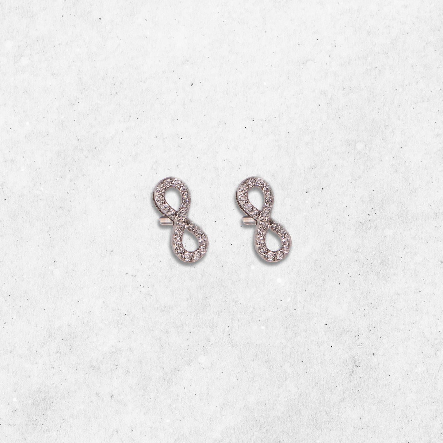 Levinika - Infinity Lab Grown Diamond Earrings