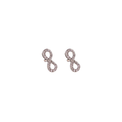 Levinika - Infinity Lab Grown Diamond Earrings