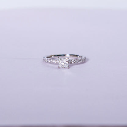 Seema - Princess Cut Lab Grown Diamond Solitaire Ring